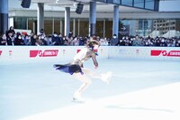 スケートショー中の鈴木明子。