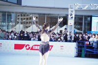 スケートショー中の鈴木明子。