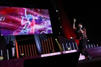 マリオ役の橘龍丸。写真は昼公演「チョコレートアイスクリーム・トルネード」のもの。