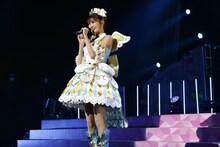 白玉みかん役の渡部優衣。