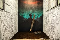 「鬼太郎誕生 ゲゲゲの謎 ～追憶展～」池袋会場の様子。