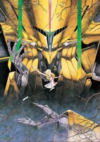 「ファイブスター物語」ポスター (c)1985・1986 MAMORU NAGANO (c)1988 KADOKAWA-PICTURES