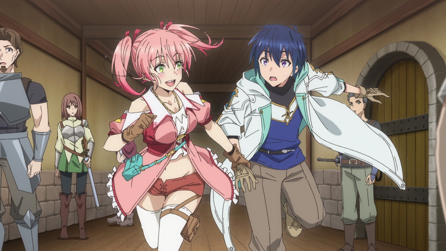 TVアニメ「勇者パーティーを追放された白魔導師、Sランク冒険者に拾われる ～この白魔導師が規格外すぎる～」ティザーPVの場面カット。 (c)水月穹・椋野わさび／双葉社・追放された白魔導師の製作委員会