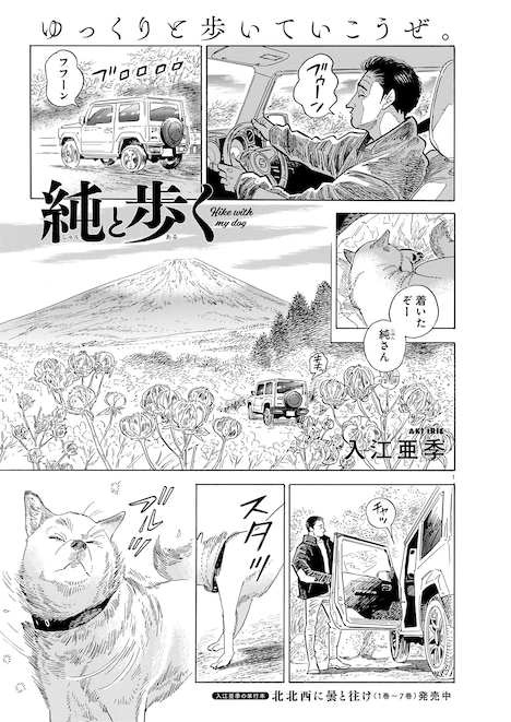 入江亜季 「純と歩く」より。