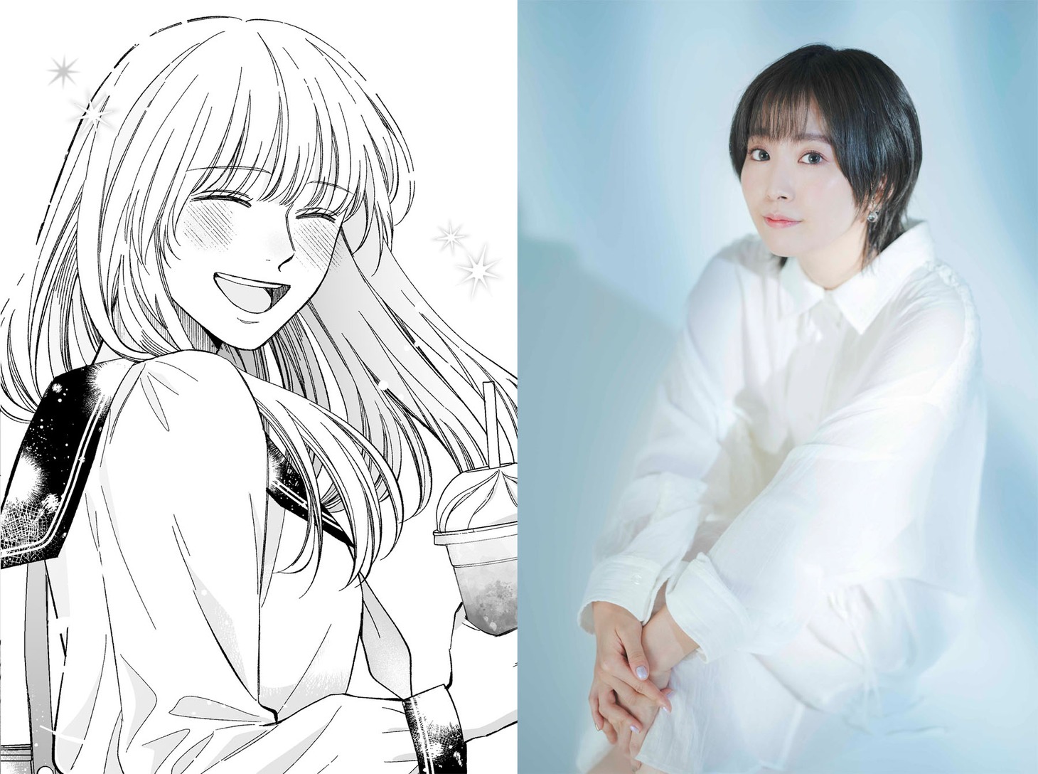 白鳥凪と声を演じる花守ゆみり。