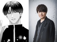 黒島玲と声を演じる石川界人。