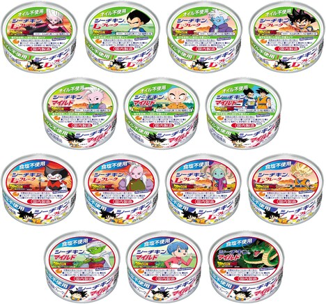 コラボデザイン缶の一部。