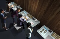 活版印刷体験コーナーのイメージ。