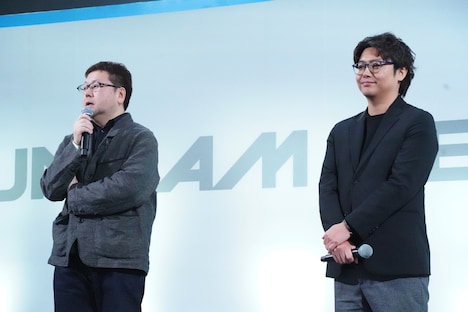 左から辻本貴則監督、森下健太郎プロデューサー。