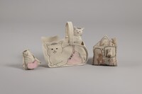 左から「ドール」「バスケット 」「ポケットドール」「ミニクッションポケットハウス」。