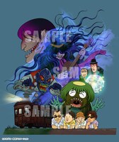 上巻のインナージャケット。