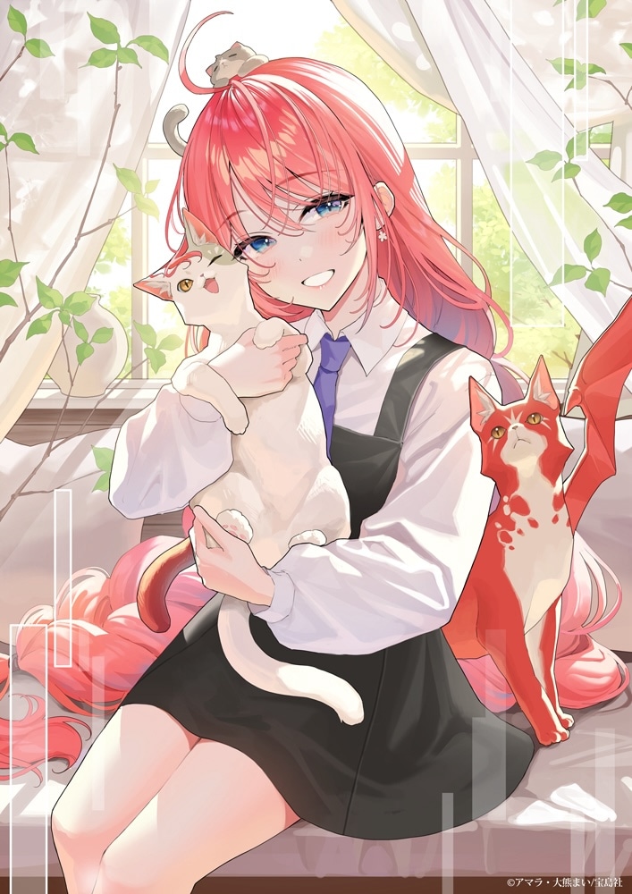 キャラクター原案・大熊まい描き下ろしのアニメ化お祝いイラスト。