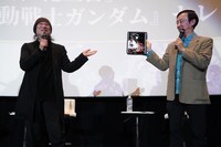 左から出渕裕、氷川竜介氏。