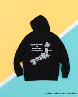 「刺繍スカジャン風プルオーバーパーカー」