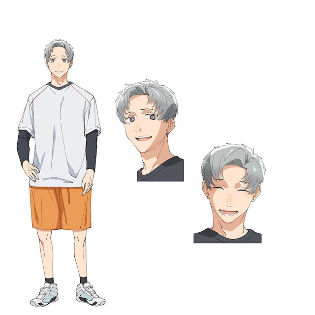 松岡一馬（CV：梶裕貴）。栄明高校の2年生。男子バスケ部の中心的メンバーで、アメリカ留学帰りのため英語も堪能。