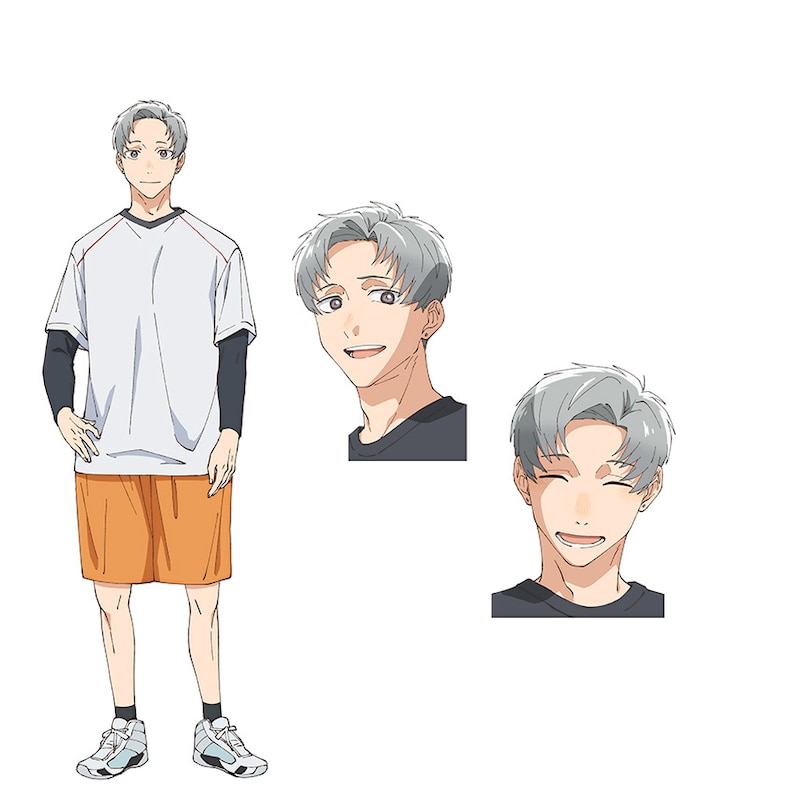 松岡一馬（CV：梶裕貴）。栄明高校の2年生。男子バスケ部の中心的メンバーで、アメリカ留学帰りのため英語も堪能。