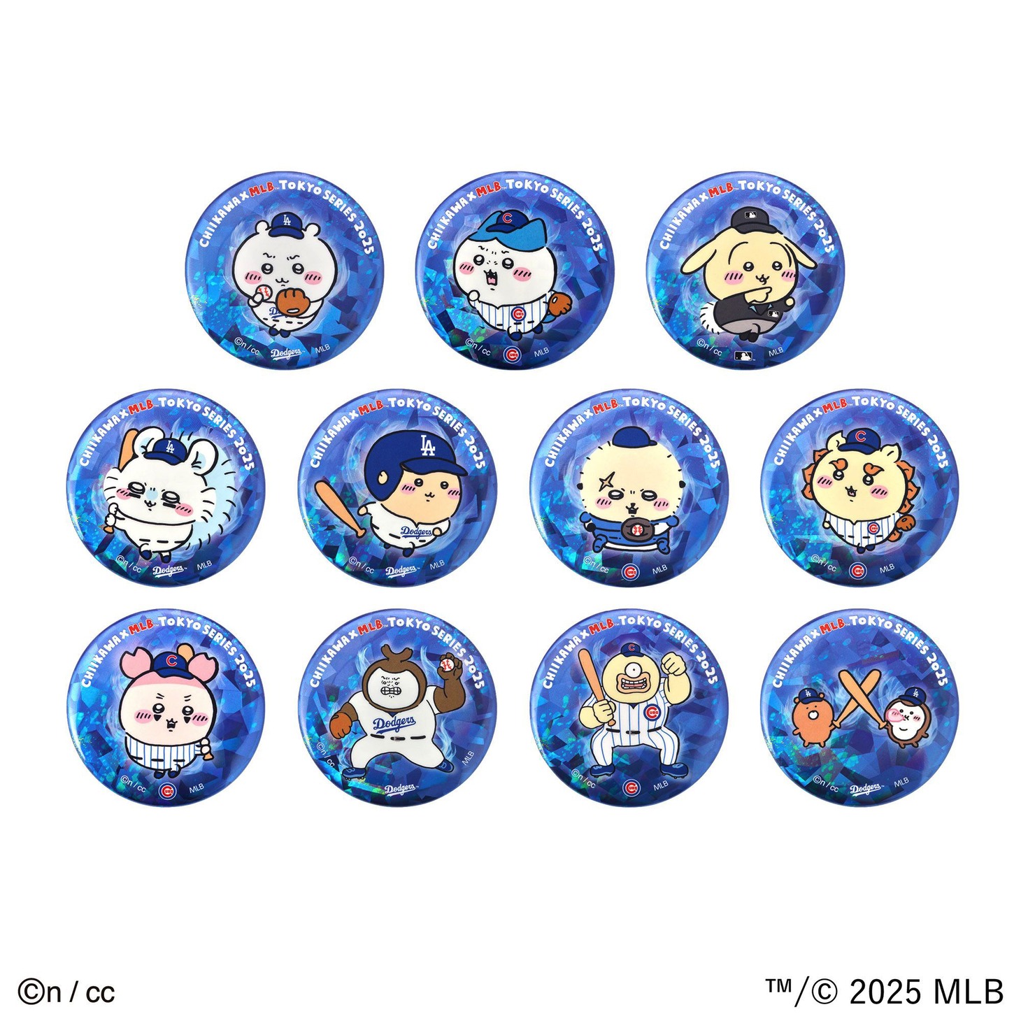 「ちいかわ×MLB(TM) TOKYO SERIES ホログラムカンバッジ」