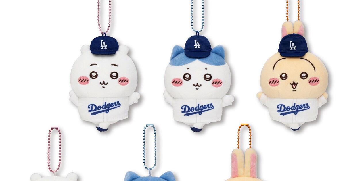 ちいかわがドジャース＆カブスのユニフォームに袖を通す、MLB開幕戦の 