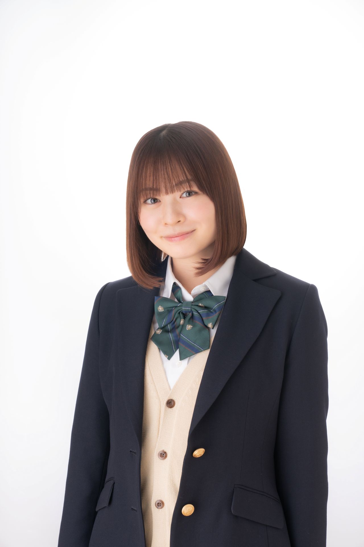 莉子扮する染谷波。 (c)地球のお魚ぽんちゃん・実業之日本社／中京テレビ