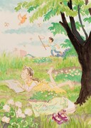 「ぴっぴら帳（ノート）」口絵 2004年 (c)こうの史代／ コアミックス