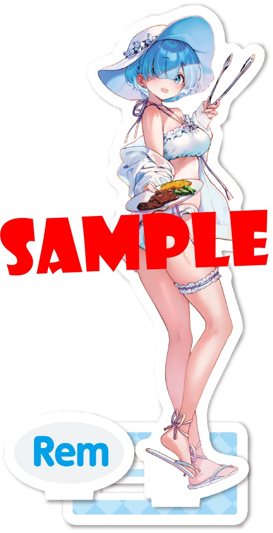 「『Re:ゼロから始める異世界生活』朱里描き下ろし特製アクリルスタンド【レム】」