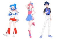 左から八王子ビビ、七浦すばる、七浦おとめ。