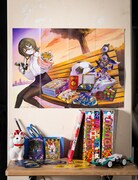 「ダウナーお姉さんは遊びたい」1巻の「コロコロ風ふろく爆盛り特装版」に同梱された付録のイメージ。