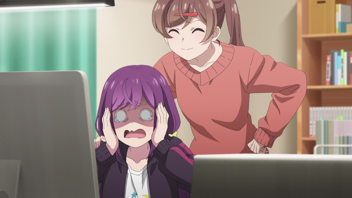 TVアニメ「笑顔のたえない職場です。」ティザービジュアル (c)くずしろ・講談社／「笑顔のたえない職場です。」製作委員会