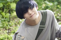 映画「顔だけじゃ好きになりません」メイキングカットより。