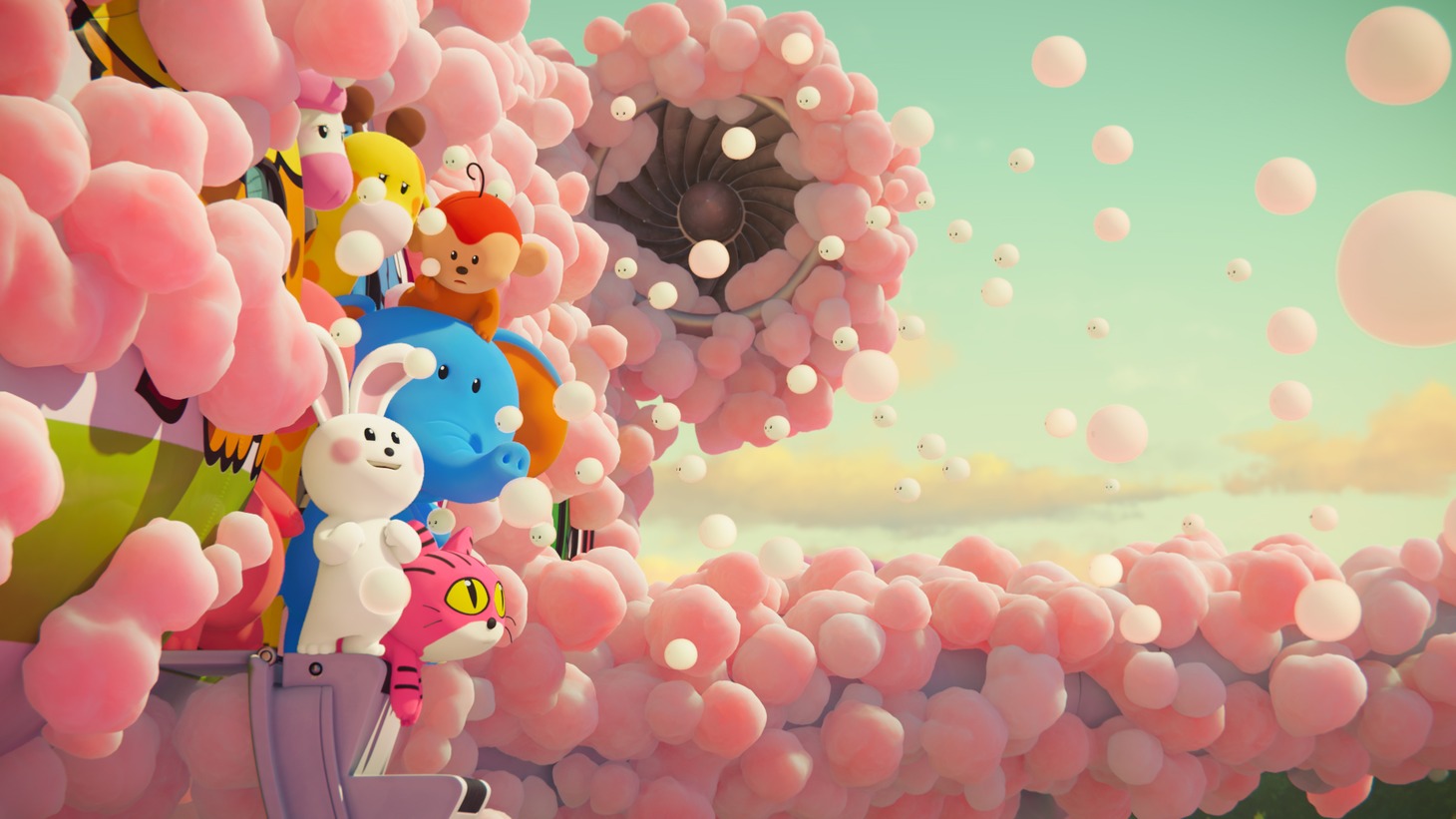 映画「たべっ子どうぶつ THE MOVIE」の場面カット。