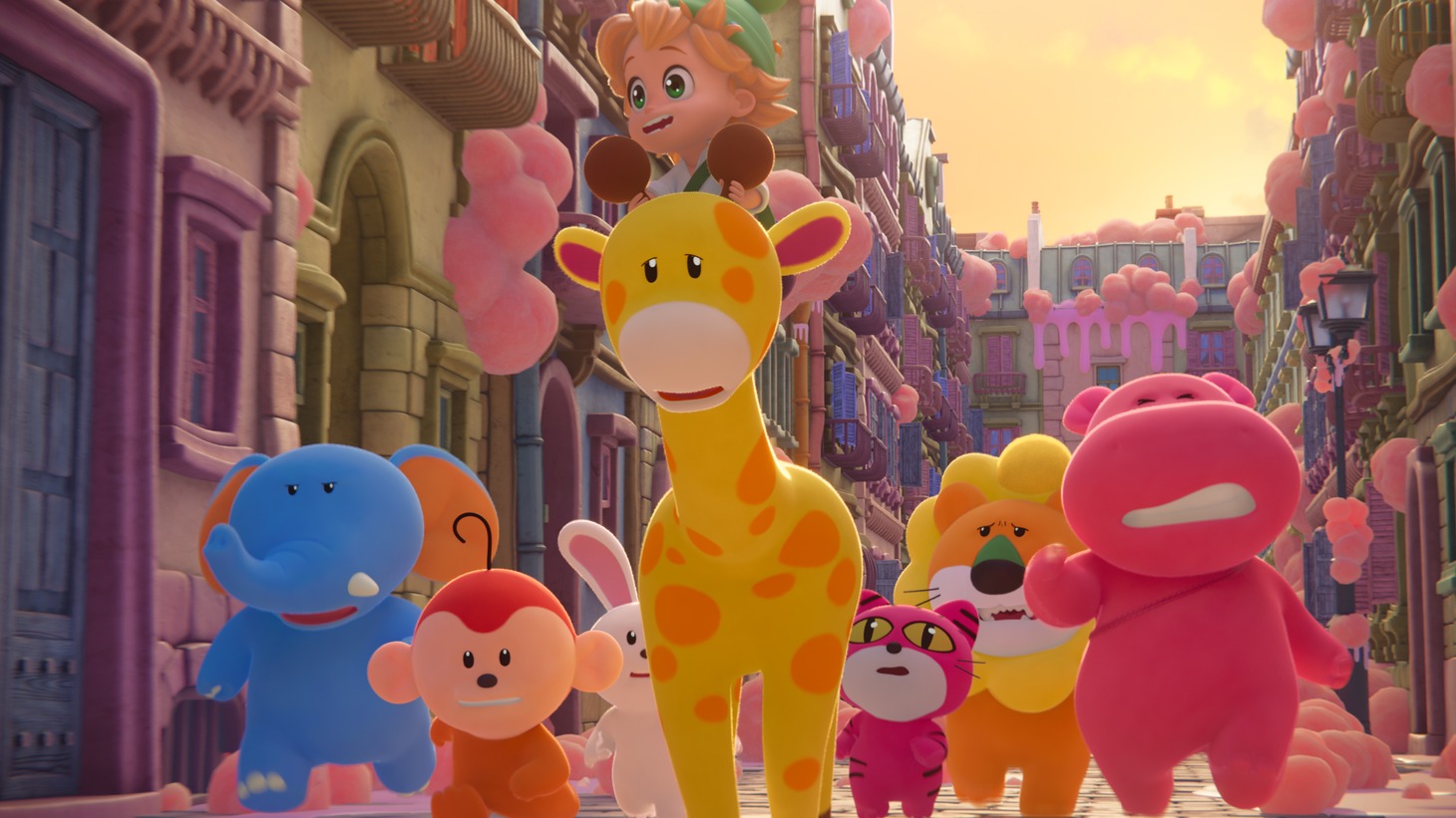 映画「たべっ子どうぶつ THE MOVIE」の場面カット。