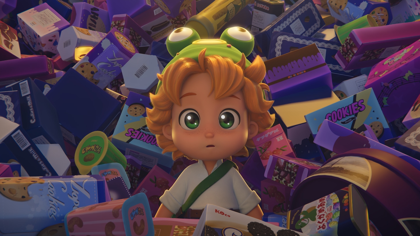 映画「たべっ子どうぶつ THE MOVIE」の場面カット。
