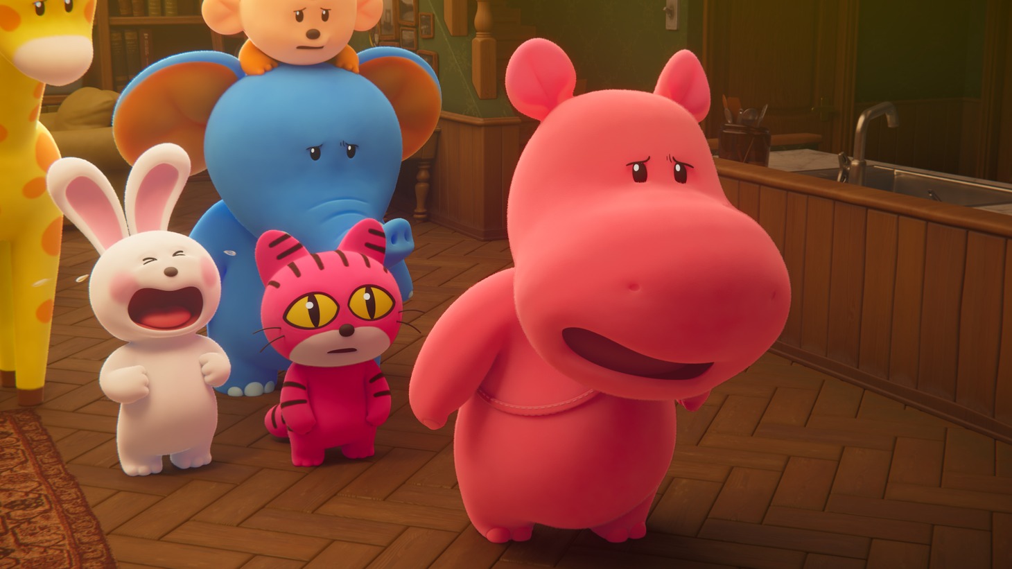 映画「たべっ子どうぶつ THE MOVIE」の場面カット。