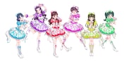 超ときめき♡宣伝部の描き下ろしイラスト。