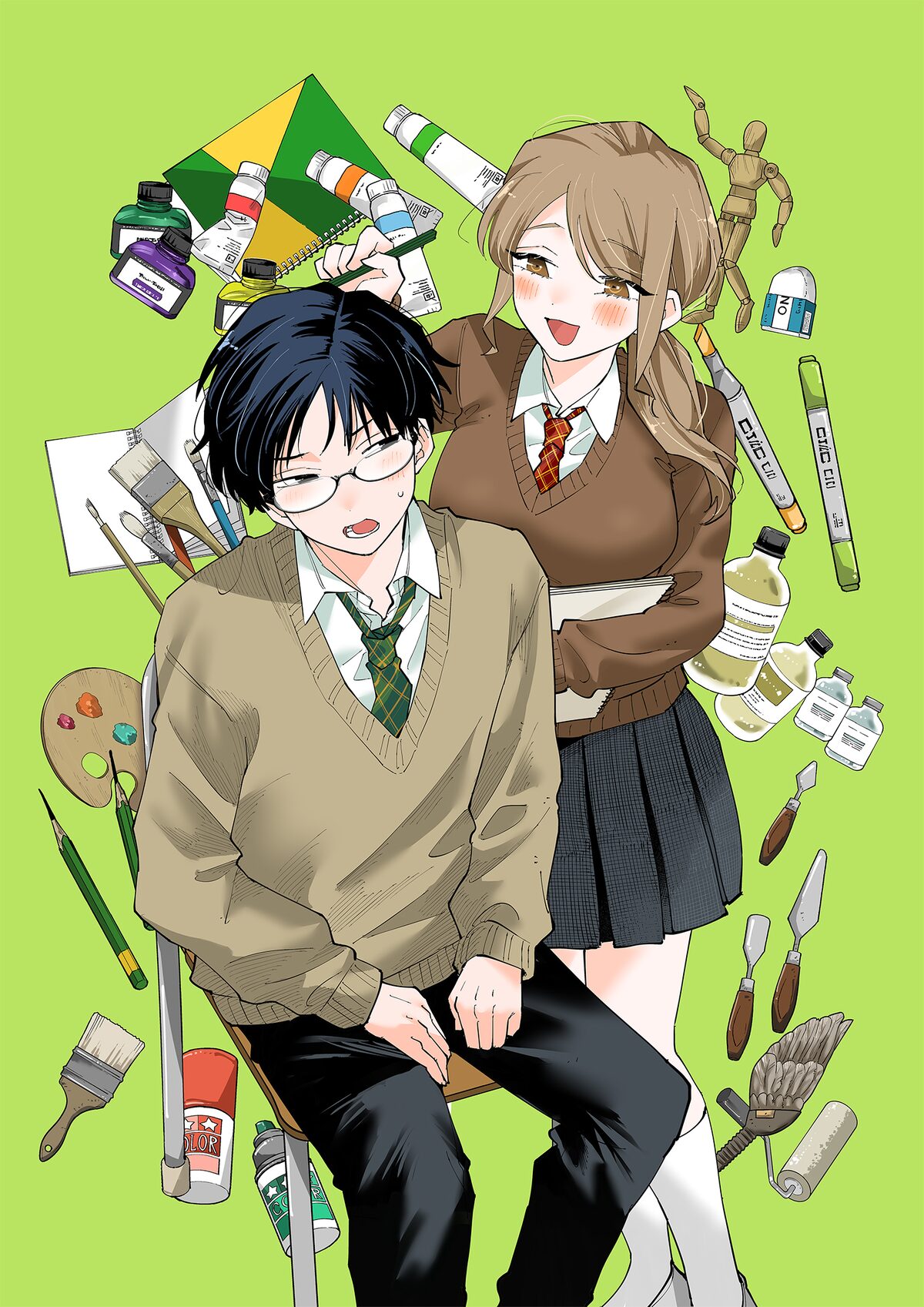 mmkの新連載「キャンバスを君で埋めるまで」カット。 [画像ギャラリー 