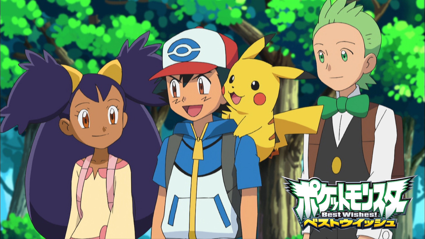 2010年から2013年にかけて放送された「ポケットモンスター ベストウイッシュ」のビジュアル。 (c)Nintendo・Creatures・GAME FREAK・TV Tokyo・ShoPro・JR Kikaku (c(Pokemon