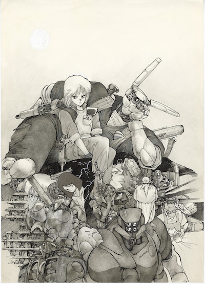 「アップルシード」第1巻予告ポスター (c)士郎正宗/青心社