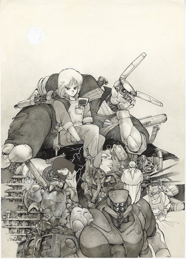 「アップルシード」第1巻予告ポスター (c)士郎正宗/青心社