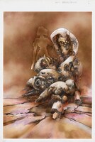 ヤングマガジン海賊版1990年12月号 本文扉（攻殻機動隊） (c)士郎正宗/講談社