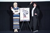 左から小早川美幸役の平松晶子、辻本夏実役の玉川砂記子。