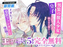 藤間麗「王の獣」バナー