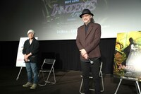 左から押井守監督、大塚明夫。