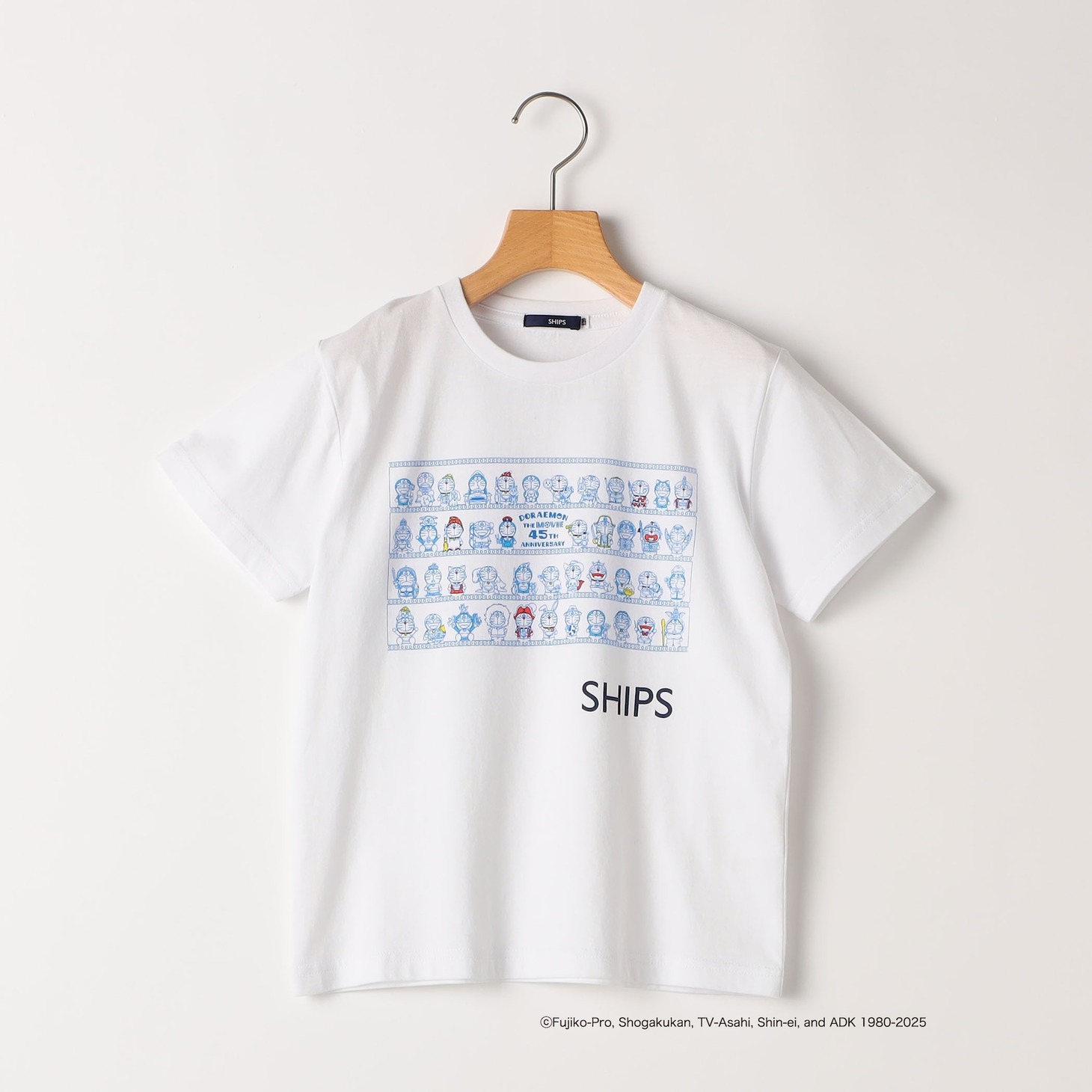 「『映画ドラえもん』シリーズ 45周年記念 SHIPS KIDS限定Tシャツ」