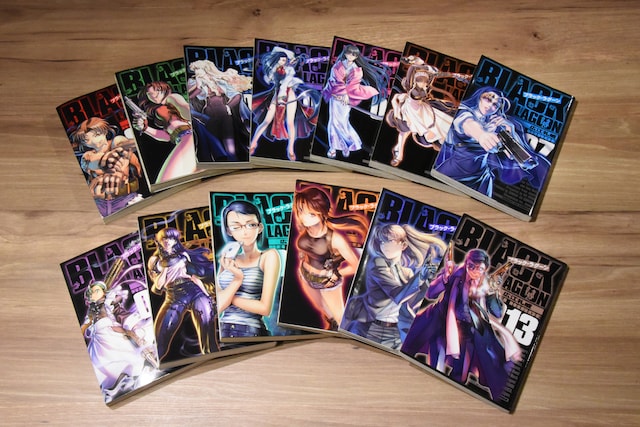 「BLACK LAGOON」の単行本。