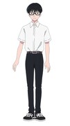 谷。物静かだけど自分の意見をはっきり言える男子。
いつも軽いノリで話しかけてくる鈴木に対して、素っ気なくも思える返答を繰り返していたのだが……。 (c)阿賀沢紅茶/集英社・「正反対な君と僕」製作委員会