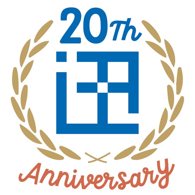 一迅社商号20周年のロゴ。