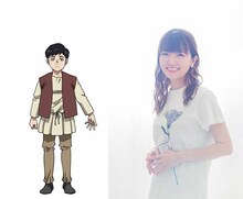 左から少年期のアルベルト、種崎敦美。