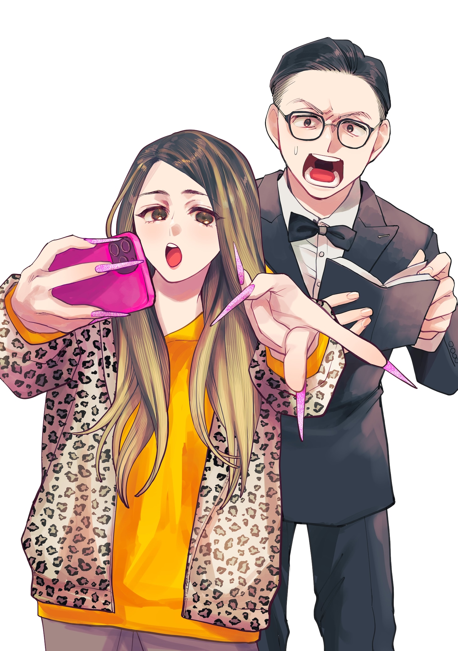 「漫画 京佳お嬢様と奥田執事」ビジュアル