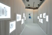 「アオのハコ展」の会場の様子。