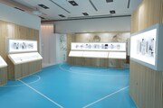 「アオのハコ展」の会場の様子。